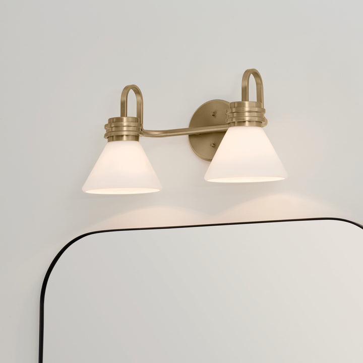 Kichler Canada - 55154CPZ - Two Light Bath - Farum - Champagne Bronze