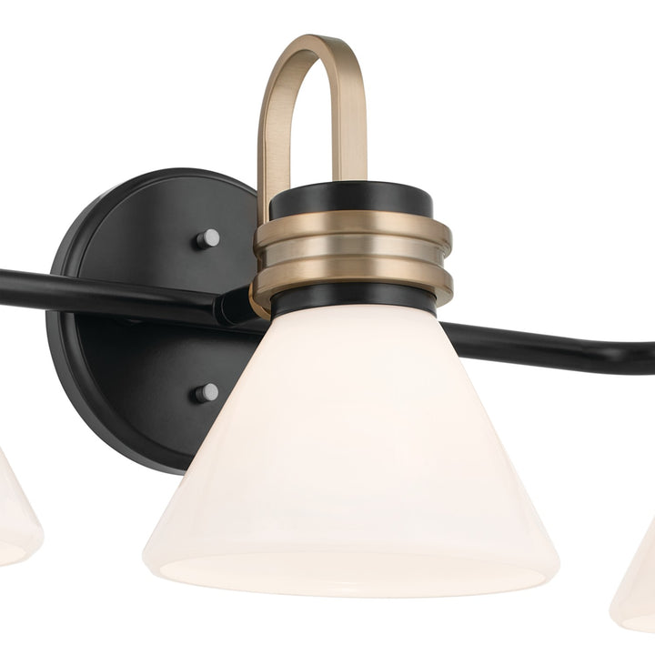 Kichler Canada - 55155BK - Three Light Bath - Farum - Black