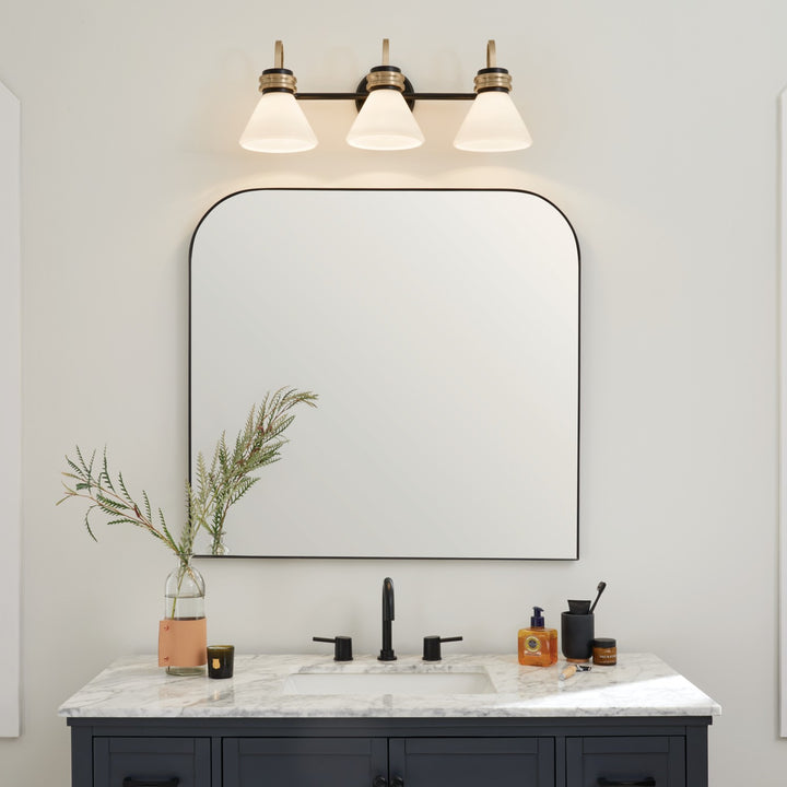 Kichler Canada - 55155BK - Three Light Bath - Farum - Black