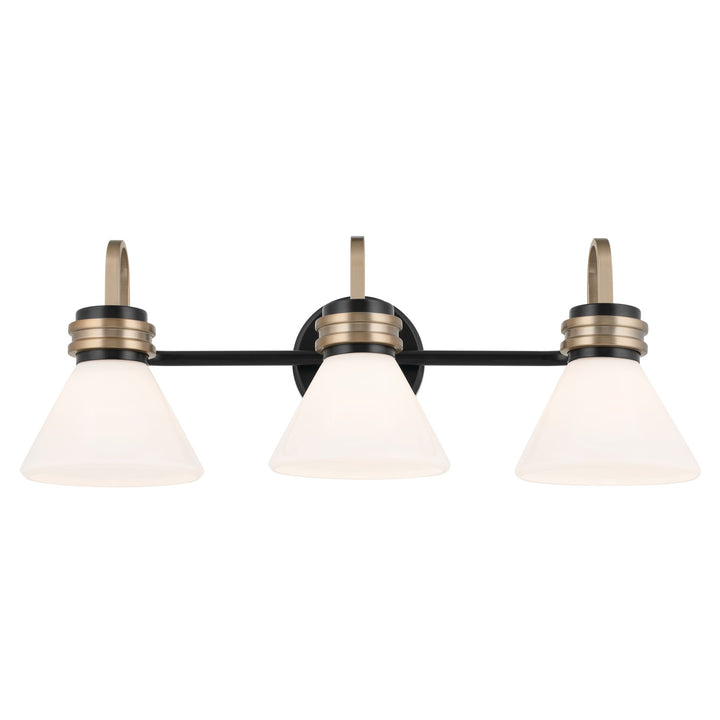 Kichler Canada - 55155BK - Three Light Bath - Farum - Black