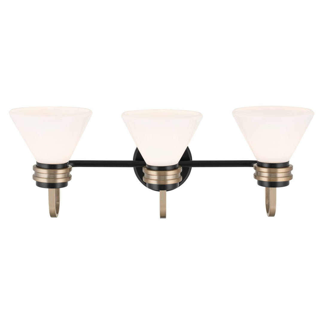 Kichler Canada - 55155BK - Three Light Bath - Farum - Black