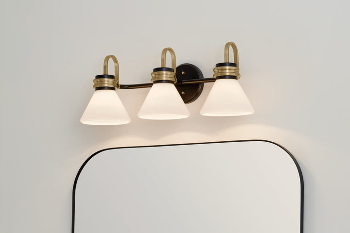 Kichler Canada - 55155BK - Three Light Bath - Farum - Black