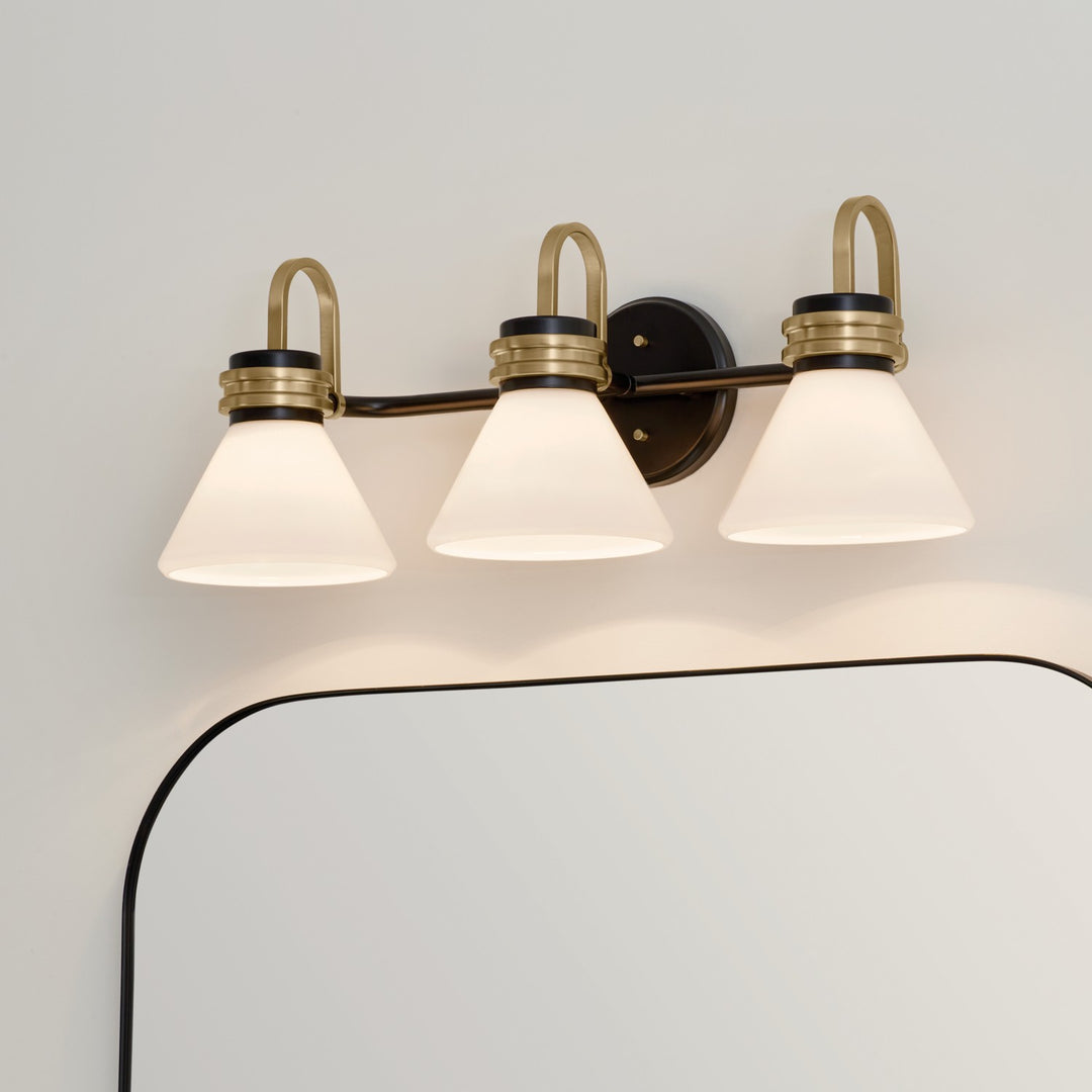 Kichler Canada - 55155BK - Three Light Bath - Farum - Black
