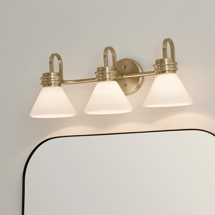 Kichler Canada - 55155CPZ - Three Light Bath - Farum - Champagne Bronze