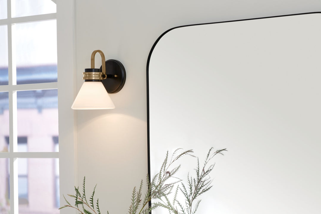 Kichler Canada - 55153BK - One Light Wall Sconce - Farum - Black