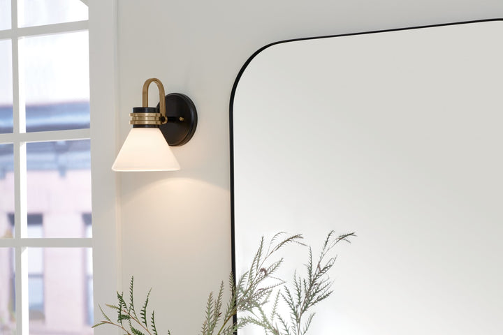 Kichler Canada - 55153BK - One Light Wall Sconce - Farum - Black