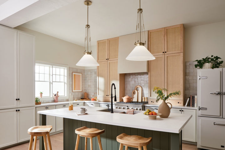 Kichler Canada - 52581CPZ - One Light Pendant - Albers - Champagne Bronze