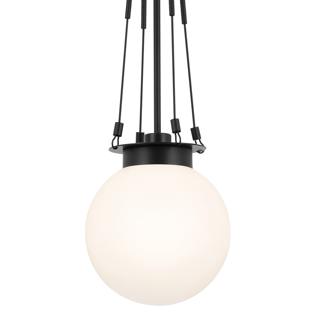 Kichler Canada - 52582BK - One Light Pendant - Albers - Black