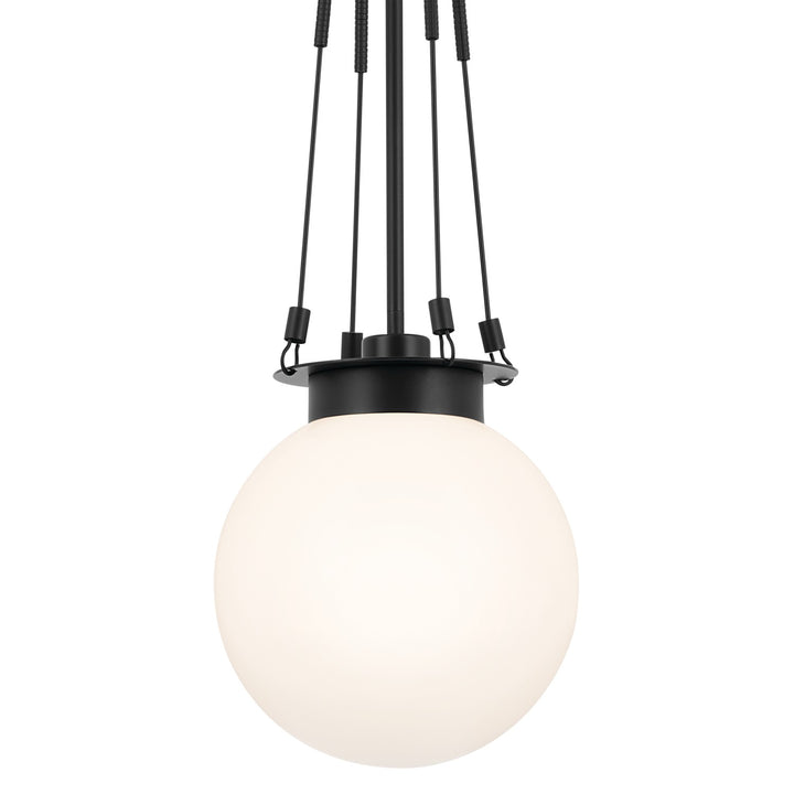 Kichler Canada - 52582BK - One Light Pendant - Albers - Black