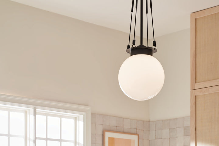 Kichler Canada - 52582BK - One Light Pendant - Albers - Black