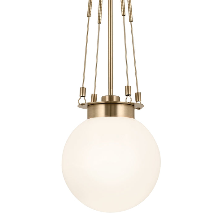 Kichler Canada - 52582CPZ - One Light Pendant - Albers - Champagne Bronze