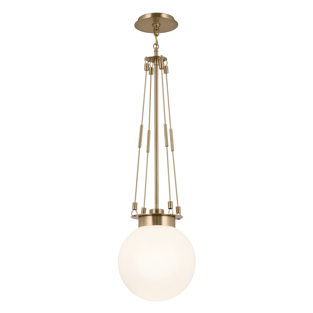 Kichler Canada - 52582CPZ - One Light Pendant - Albers - Champagne Bronze