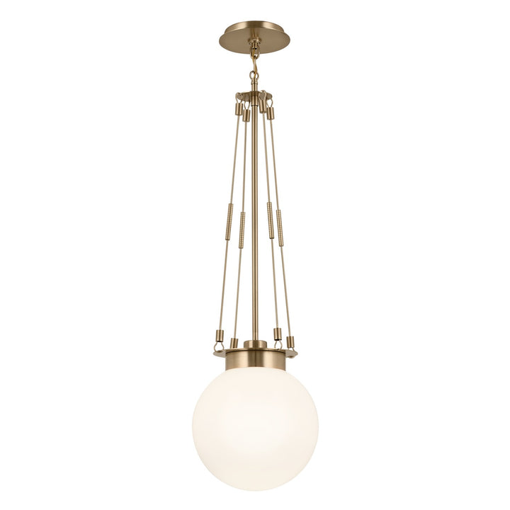 Kichler Canada - 52582CPZ - One Light Pendant - Albers - Champagne Bronze