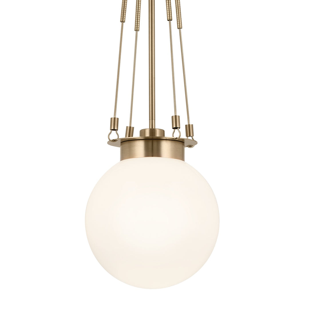 Kichler Canada - 52582CPZ - One Light Pendant - Albers - Champagne Bronze