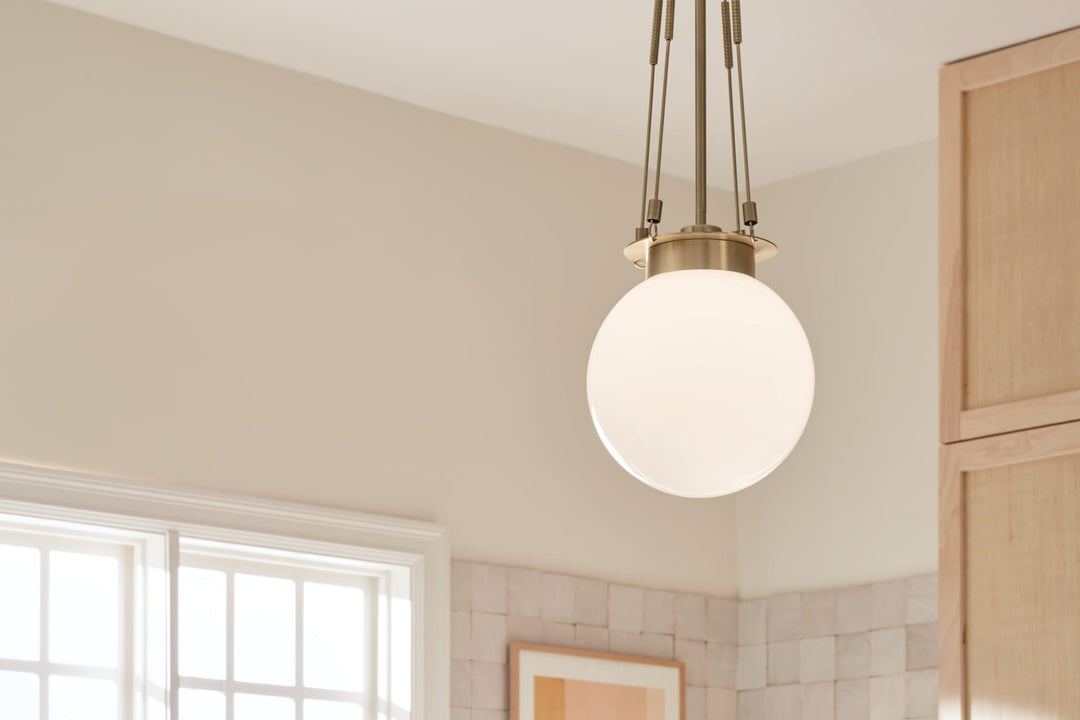 Kichler Canada - 52582CPZ - One Light Pendant - Albers - Champagne Bronze