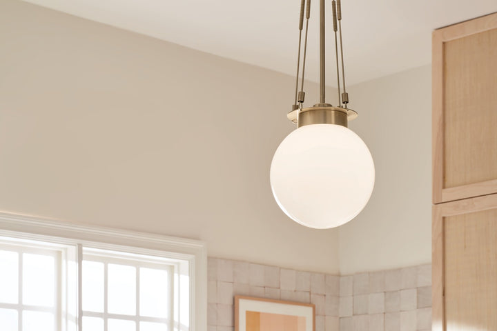 Kichler Canada - 52582CPZ - One Light Pendant - Albers - Champagne Bronze