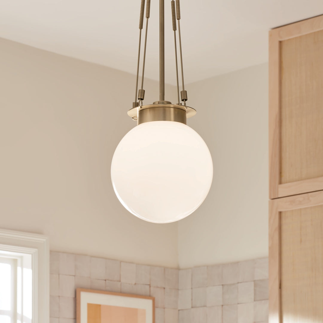 Kichler Canada - 52582CPZ - One Light Pendant - Albers - Champagne Bronze