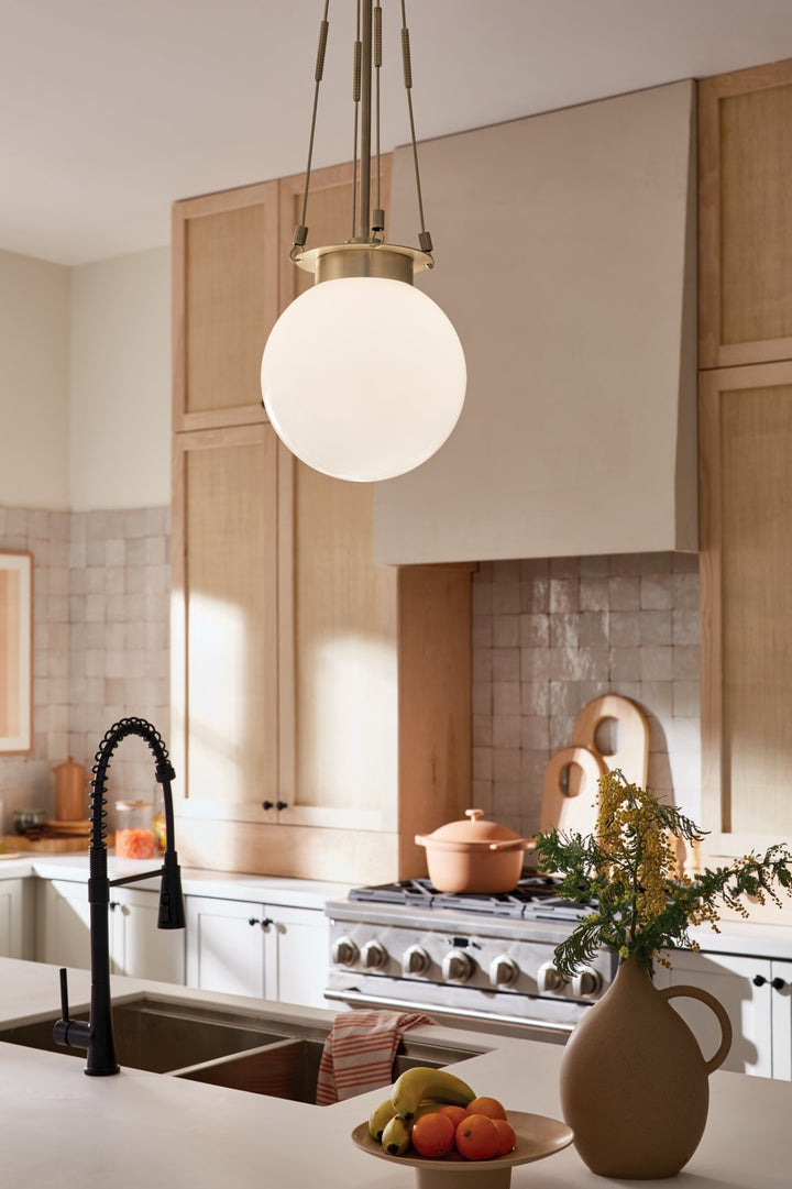 Kichler Canada - 52582CPZ - One Light Pendant - Albers - Champagne Bronze