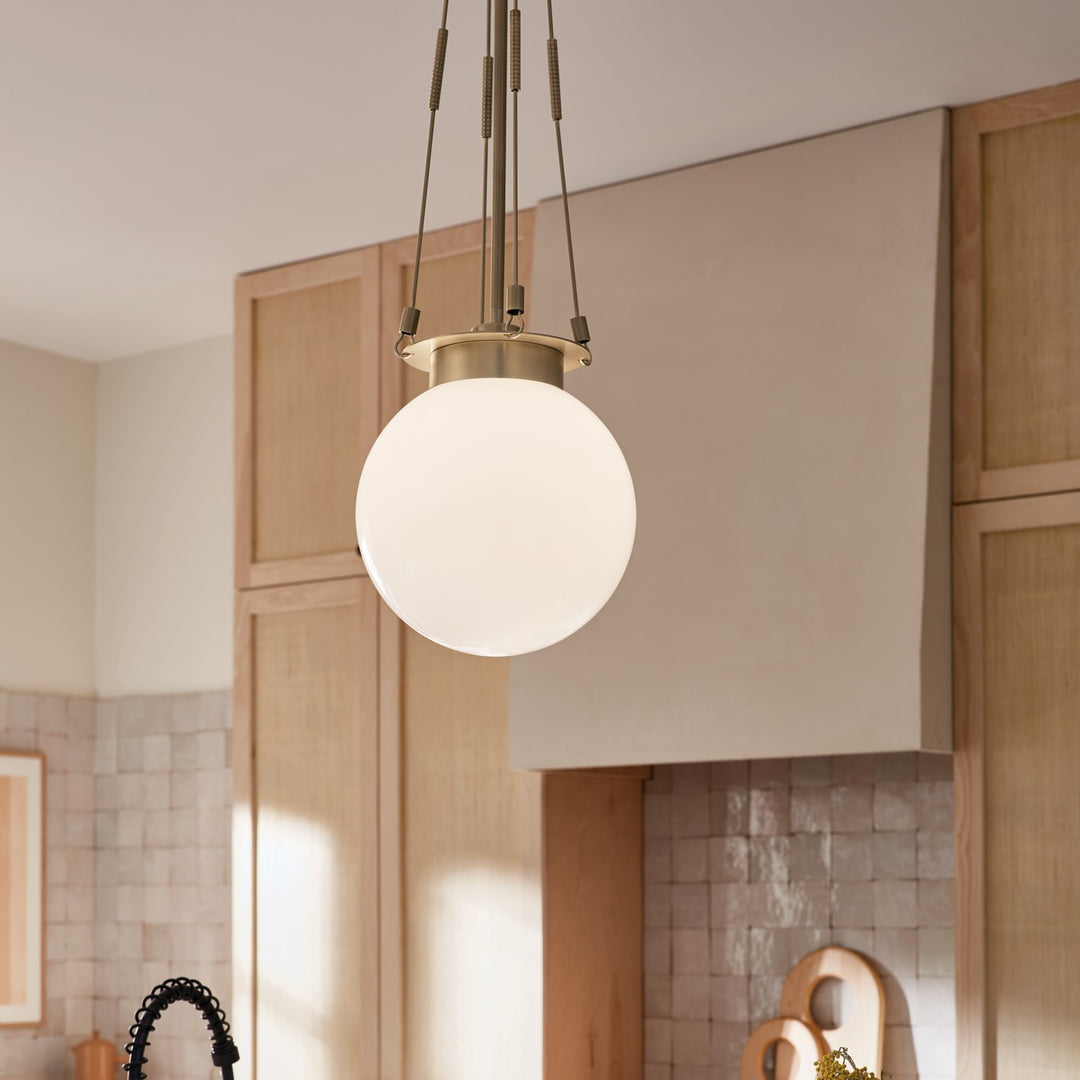 Kichler Canada - 52582CPZ - One Light Pendant - Albers - Champagne Bronze