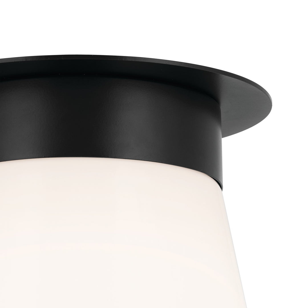 Kichler Canada - 52585BK - One Light Flush Mount - Albers - Black