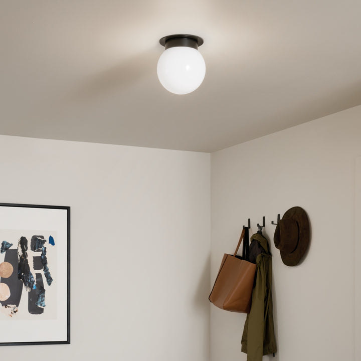 Kichler Canada - 52586BK - One Light Flush Mount - Albers - Black