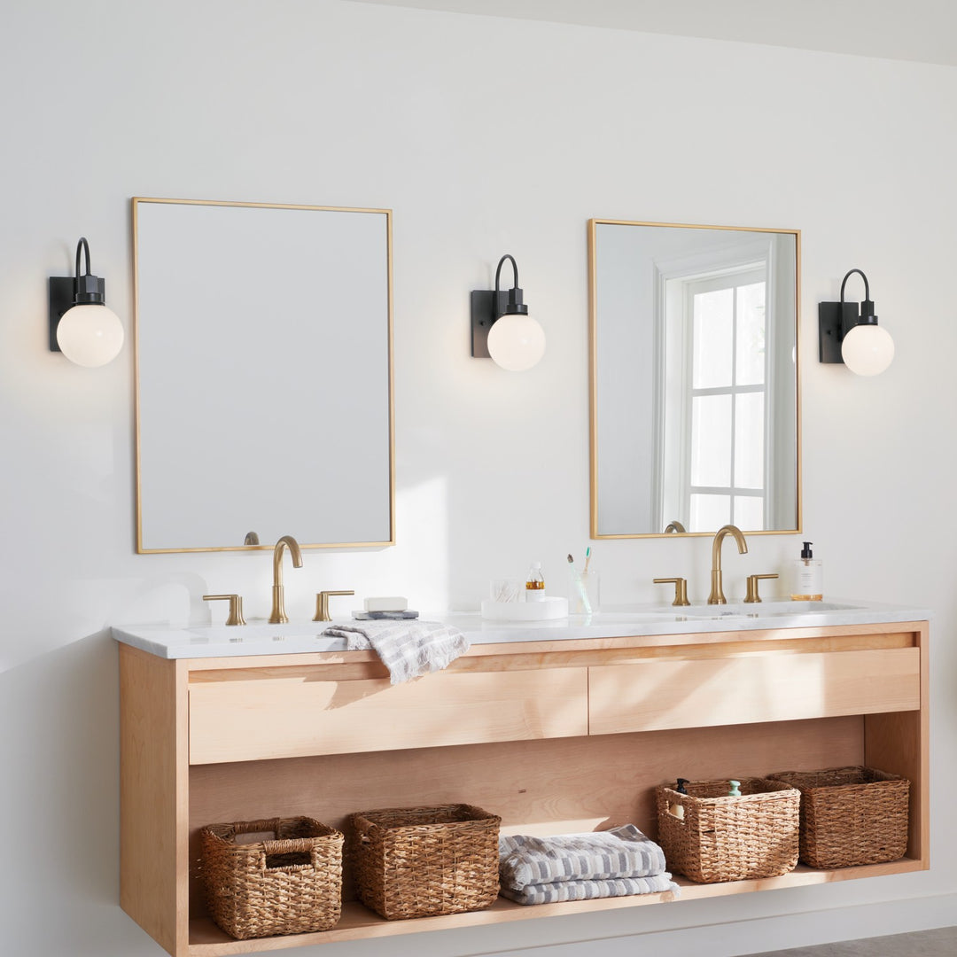 Kichler Canada - 55149BK - One Light Wall Sconce - Hex - Black