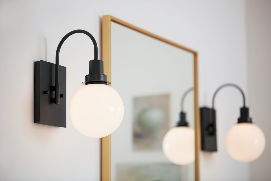 Kichler Canada - 55149BK - One Light Wall Sconce - Hex - Black