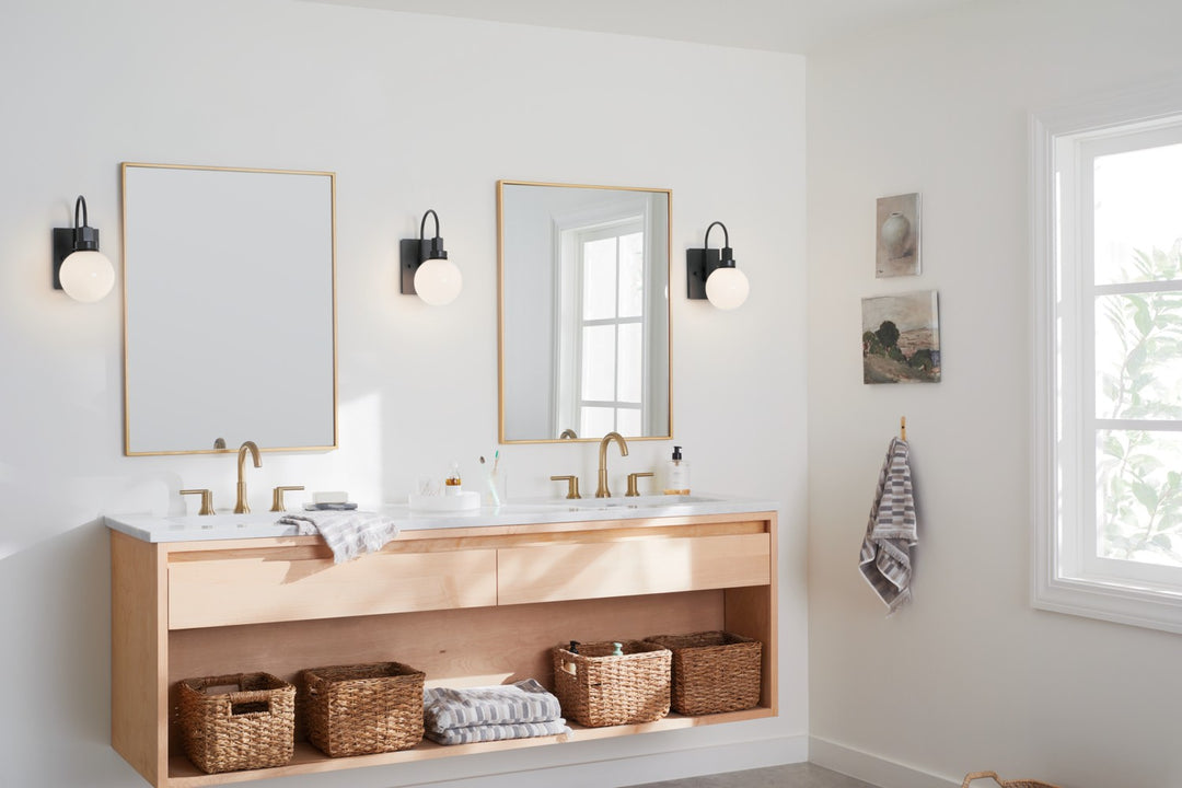 Kichler Canada - 55149BK - One Light Wall Sconce - Hex - Black