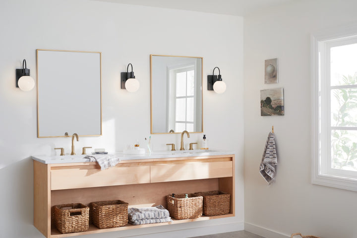 Kichler Canada - 55149BK - One Light Wall Sconce - Hex - Black