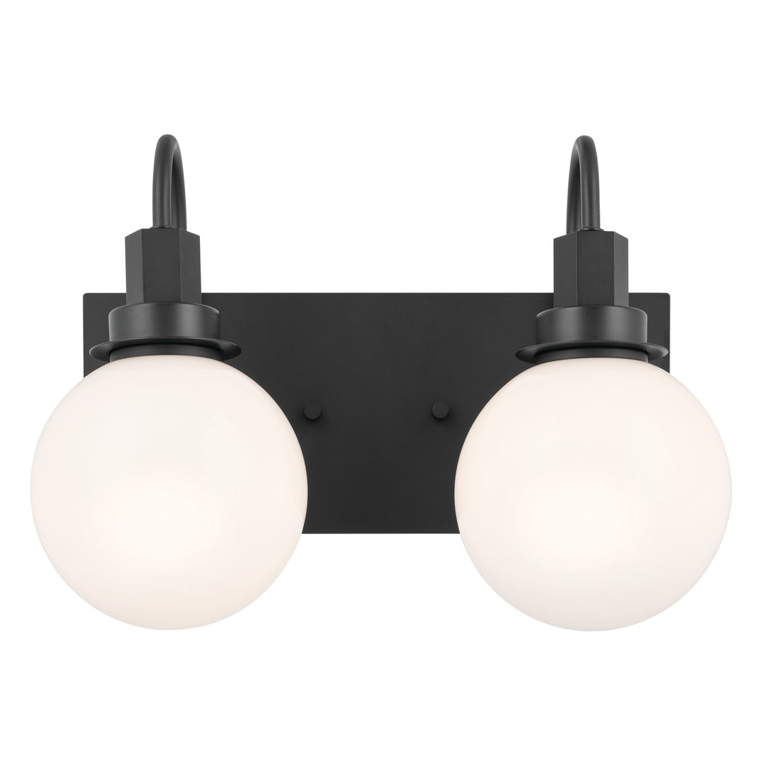 Kichler Canada - 55150BK - Two Light Bath - Hex - Black
