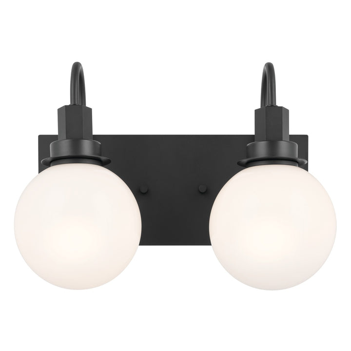 Kichler Canada - 55150BK - Two Light Bath - Hex - Black