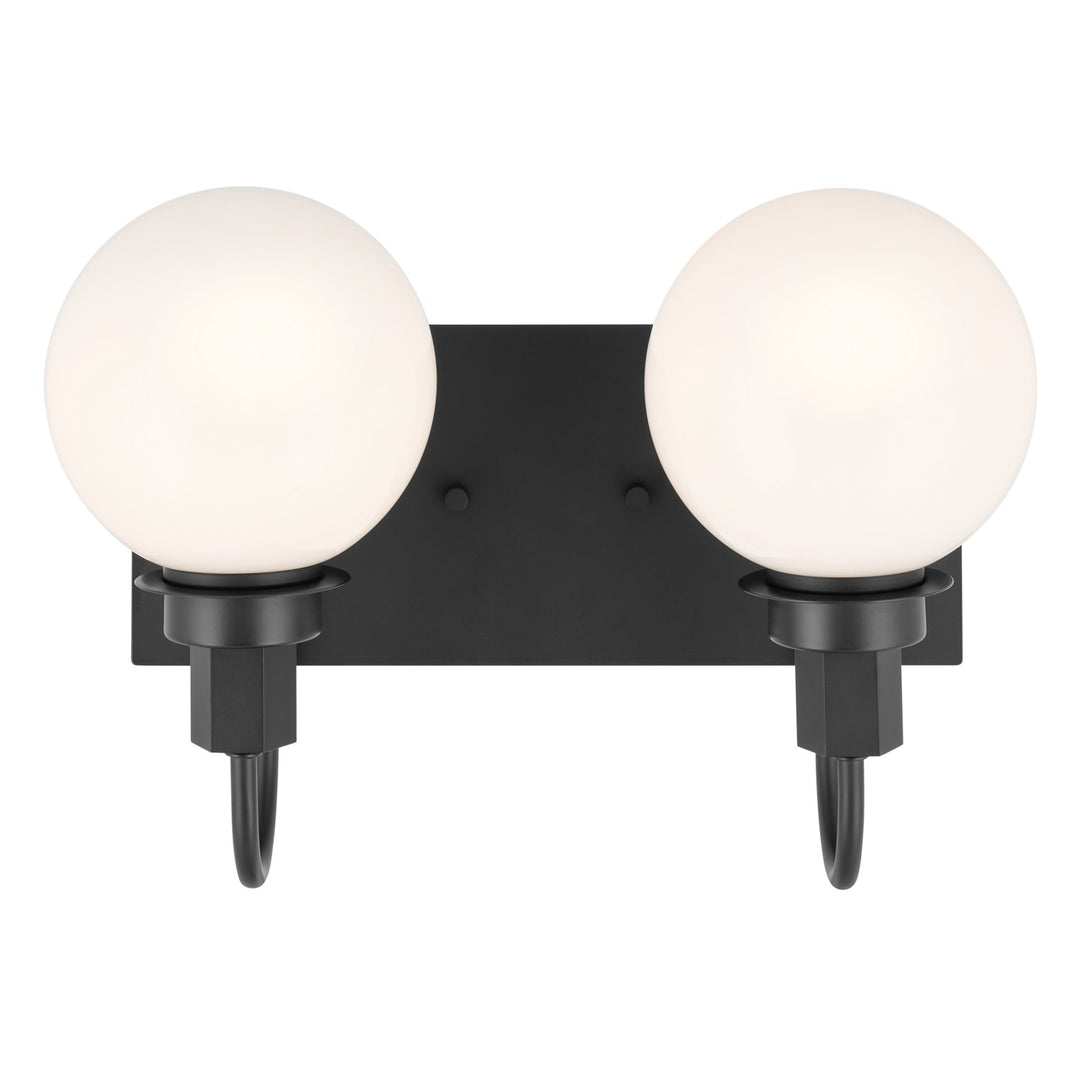 Kichler Canada - 55150BK - Two Light Bath - Hex - Black
