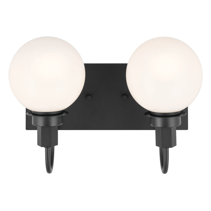 Kichler Canada - 55150BK - Two Light Bath - Hex - Black