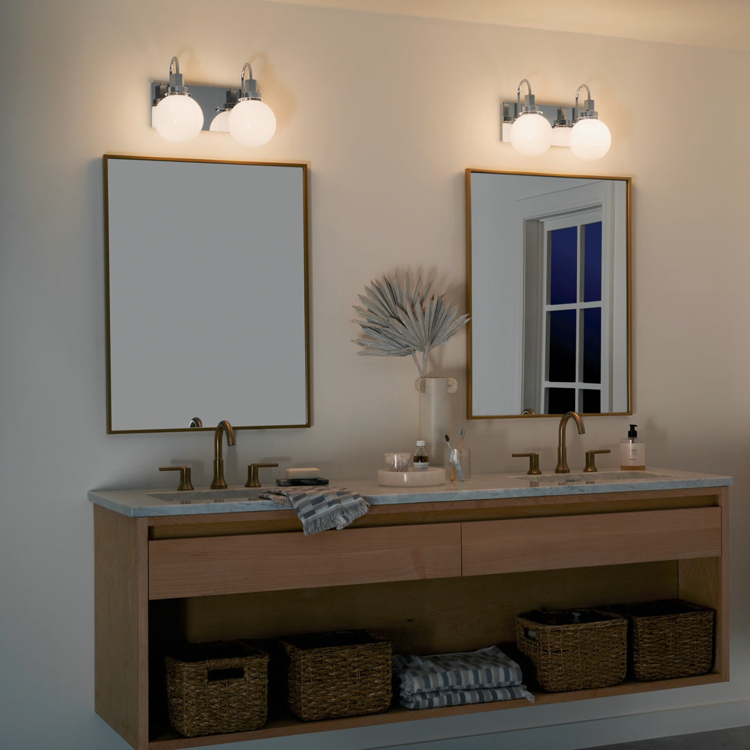 Kichler Canada - 55150CH - Two Light Bath - Hex - Chrome