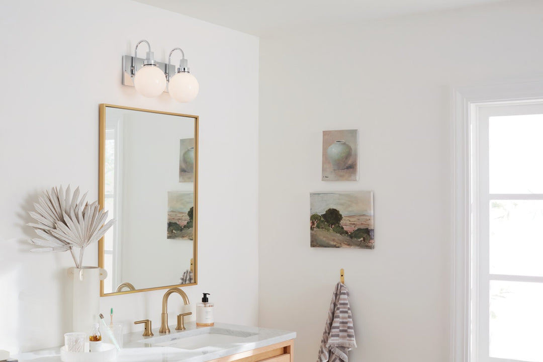 Kichler Canada - 55150CH - Two Light Bath - Hex - Chrome