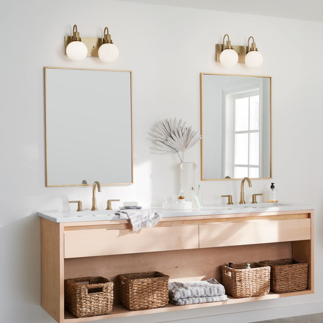Kichler Canada - 55150CPZ - Two Light Bath - Hex - Champagne Bronze
