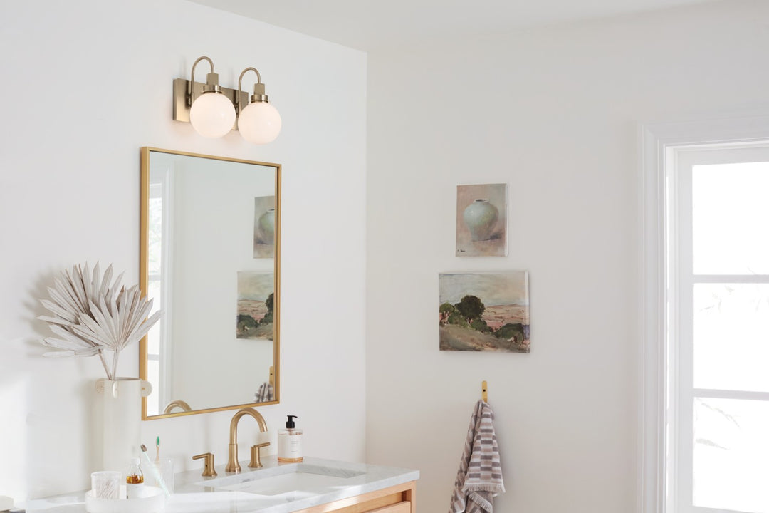 Kichler Canada - 55150CPZ - Two Light Bath - Hex - Champagne Bronze