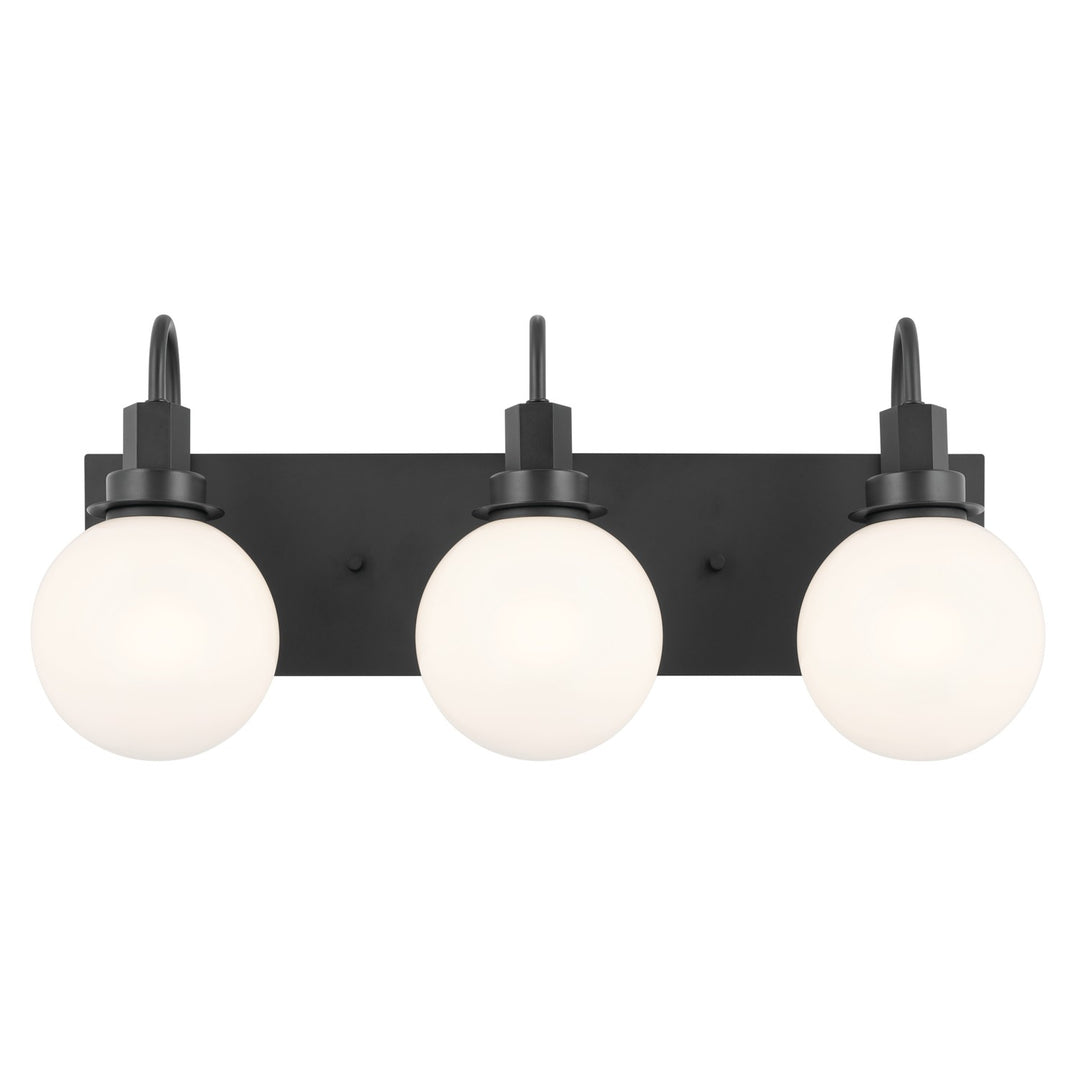 Kichler Canada - 55151BK - Three Light Bath - Hex - Black