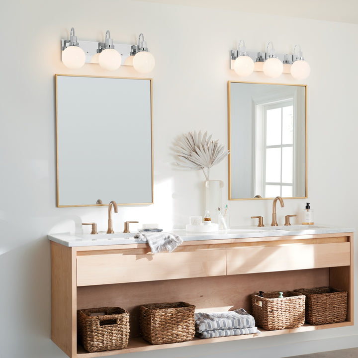 Kichler Canada - 55151CH - Three Light Bath - Hex - Chrome