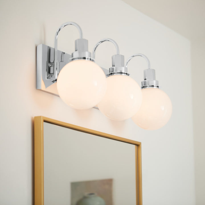 Kichler Canada - 55151CH - Three Light Bath - Hex - Chrome
