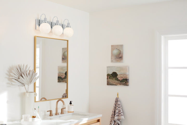Kichler Canada - 55151CH - Three Light Bath - Hex - Chrome