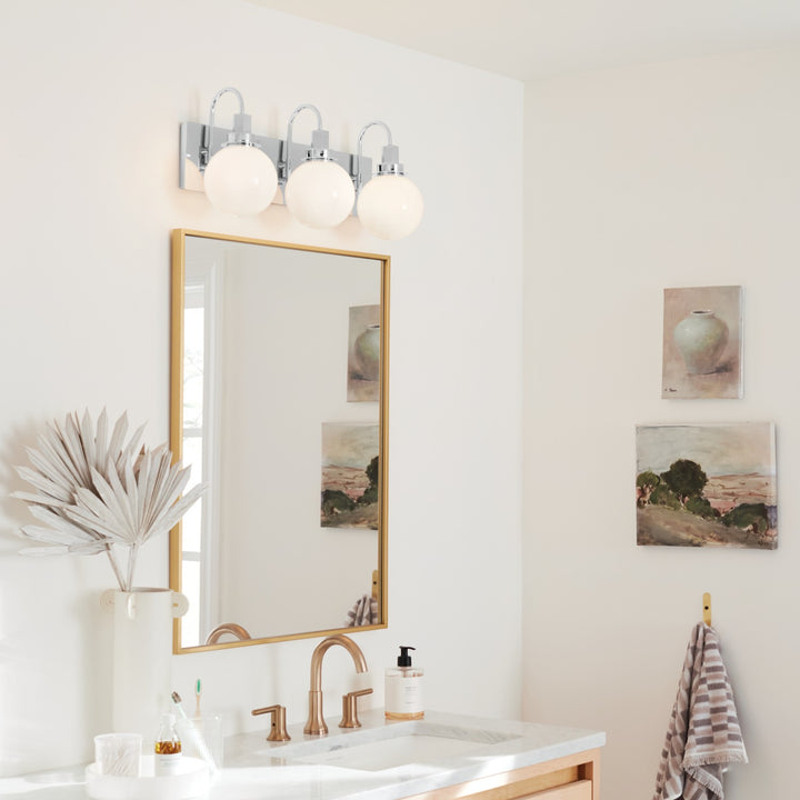 Kichler Canada - 55151CH - Three Light Bath - Hex - Chrome