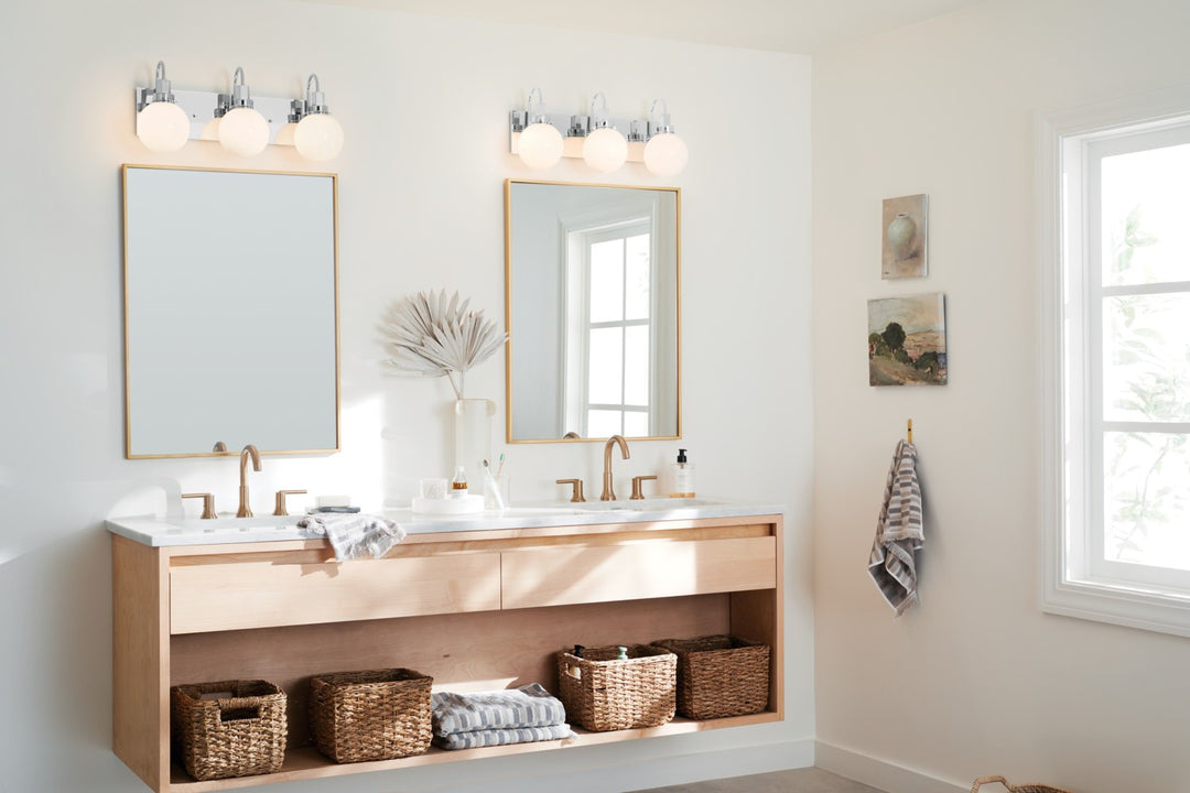 Kichler Canada - 55151CH - Three Light Bath - Hex - Chrome