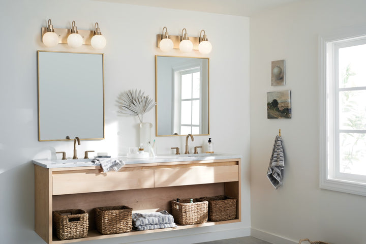 Kichler Canada - 55151CPZ - Three Light Bath - Hex - Champagne Bronze