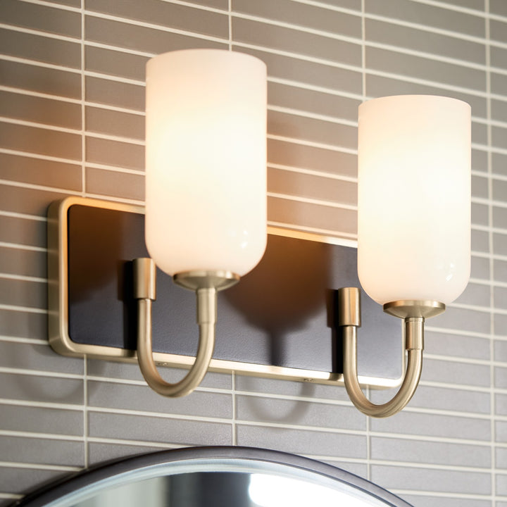 Kichler Canada - 55162CPZ - Two Light Bath - Solia - Champagne Bronze