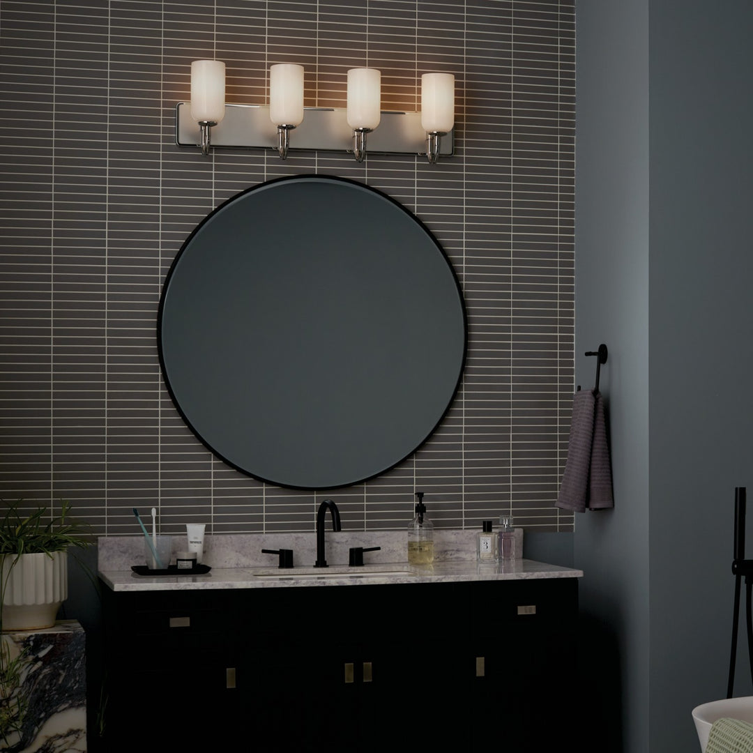 Kichler Canada - 55164PN - Four Light Bath - Solia - Polished Nickel