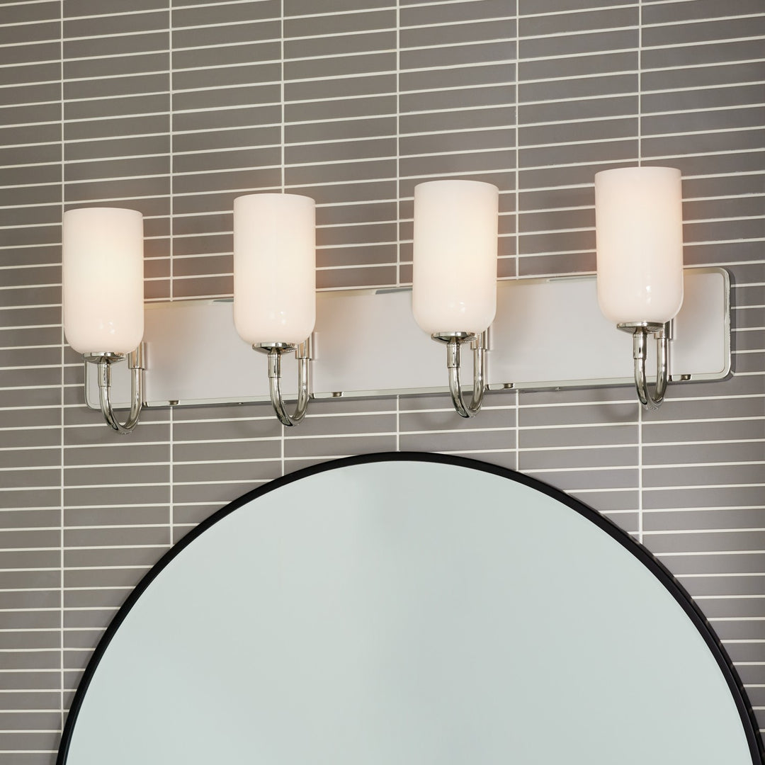 Kichler Canada - 55164PN - Four Light Bath - Solia - Polished Nickel