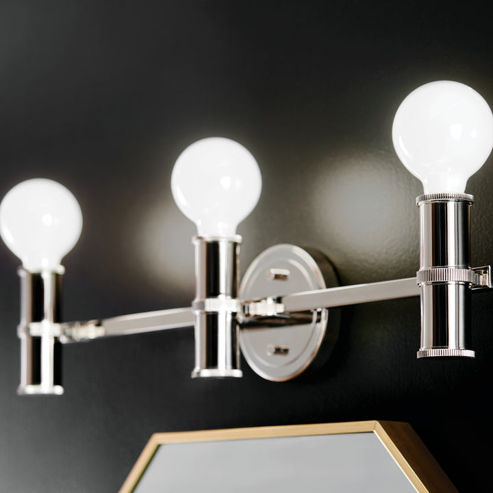 Kichler Canada - 55157PN - Three Light Bath - Torche - Polished Nickel