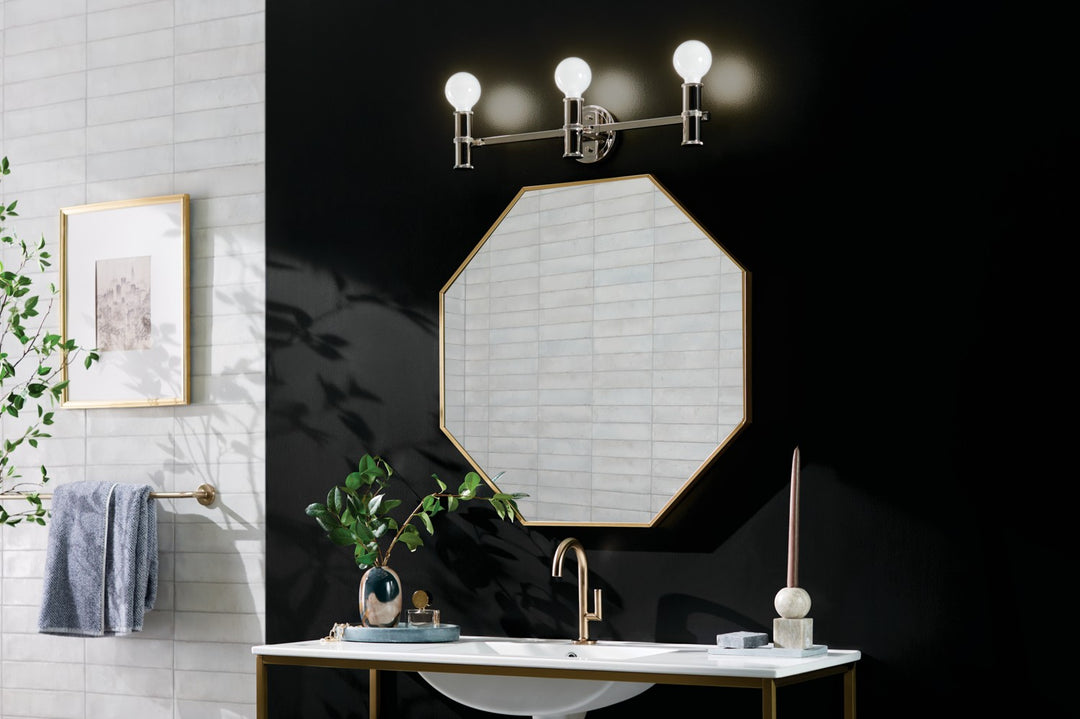 Kichler Canada - 55157PN - Three Light Bath - Torche - Polished Nickel