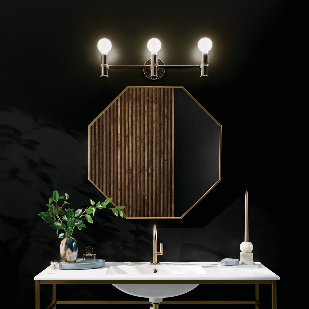 Kichler Canada - 55157PN - Three Light Bath - Torche - Polished Nickel